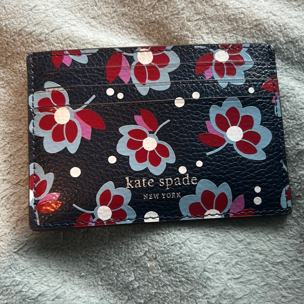 Kate spade mini wallet no zipper eight pockets